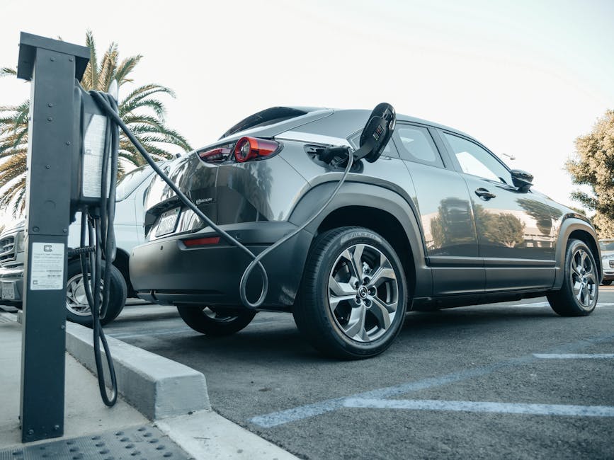 A comparison of electric vehicle charging infrastructure in urban and rural settings, highlighting the importance of equitable access to charging stations for widespread EV adoption.